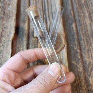 Koeputkilot korkilla, muovia 3 kpl